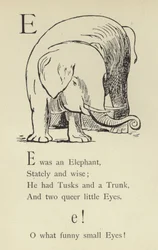 De letter E